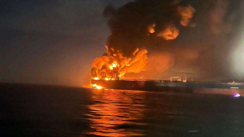 image for Ukraine says it hit Russian ‘shadow fleet’ tankers with underwater blasts in Black Sea