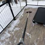image for My uncle made a comically long broom so he doesn’t have to leave the doorway