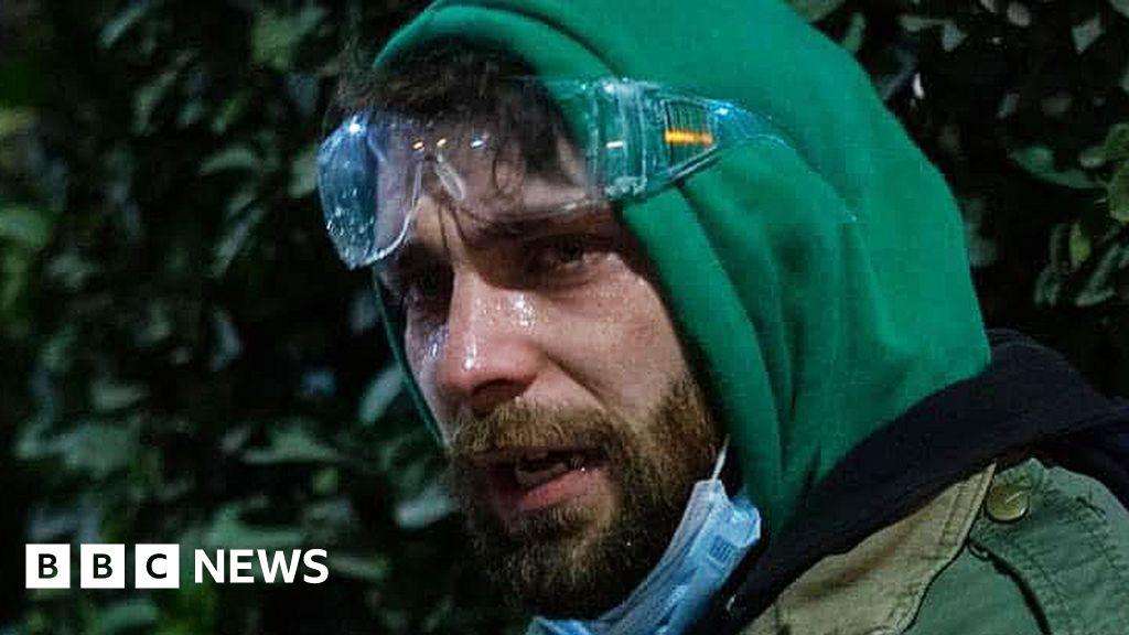 image for WW1 toxic compound sprayed on Georgian protesters, BBC evidence suggests
