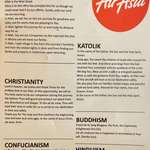 image for Prayer Leaflet on Airasia Flight
