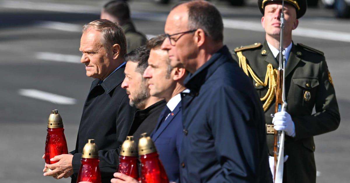 image for Macron warned US could ‘betray’ Ukraine in leaked leaders’ call, Spiegel reports