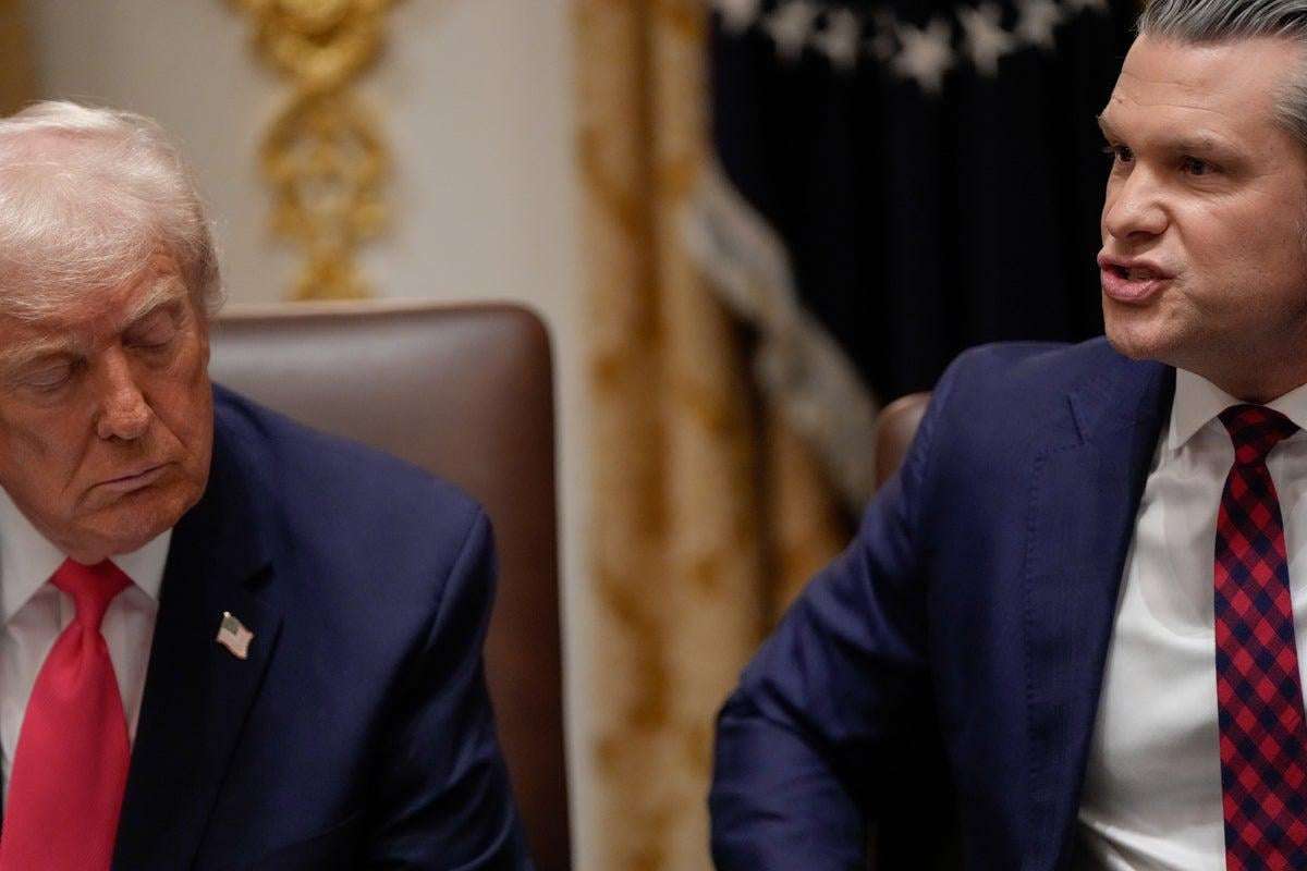 image for Trump no longer pushing back when White House insiders say Hegseth is not up for the job as he tires of controversies: report