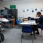 image for President Obama rewriting his speech moments before the Sandy Hook memorial service.
