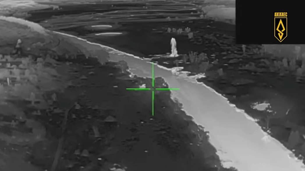 image for Ukraine says it destroyed pipeline Russia used to infiltrate Kupiansk, releases video