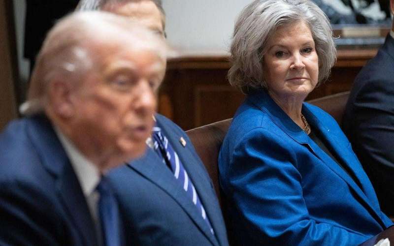 image for Trump’s chief of staff confirms Trump is in the Epstein files as she torches Bondi