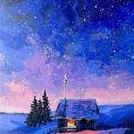 image for my painting “million stars” (OC)