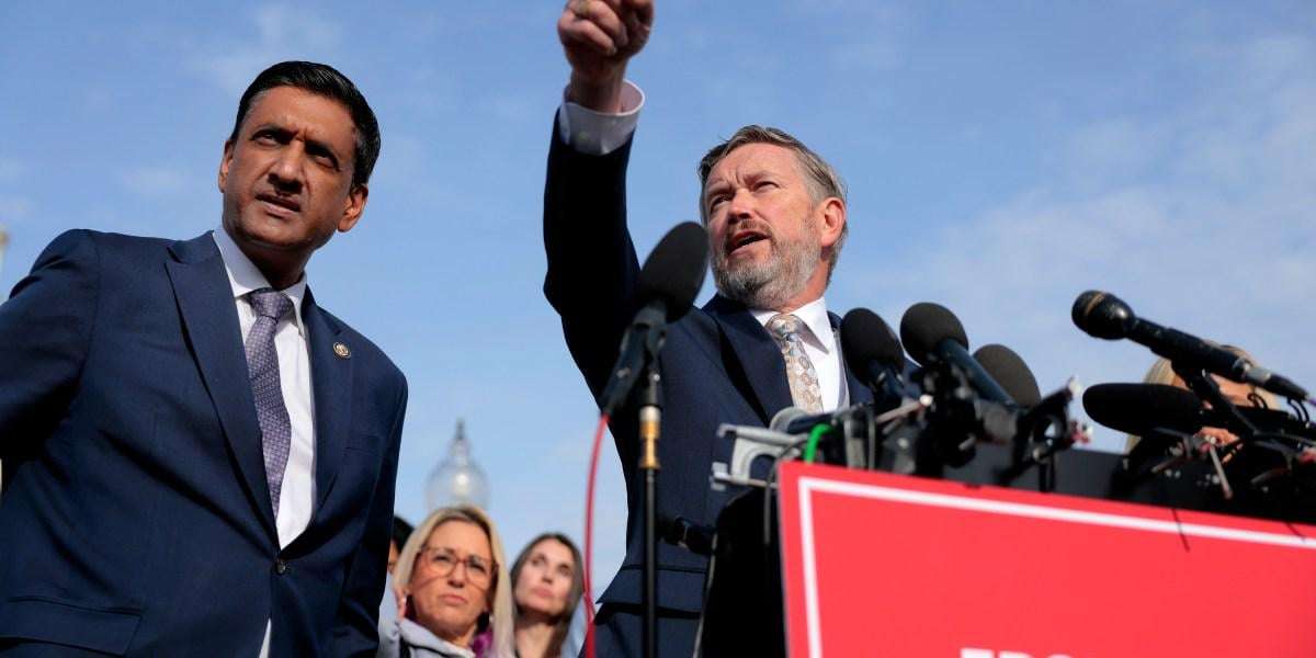 image for Epstein files: Congressmen say massive blackout doesn't comply with law, raise impeachment threat