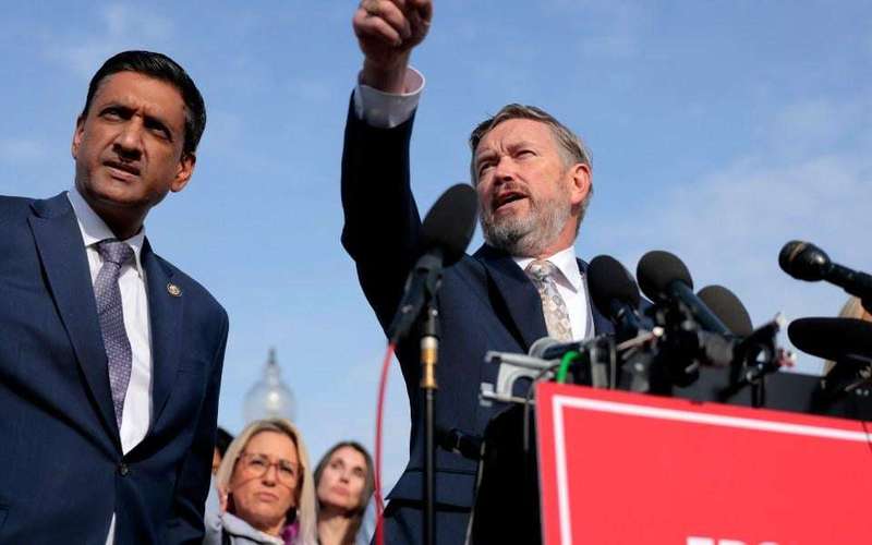 image for Epstein files: Congressmen say massive blackout doesn't comply with law, raise impeachment threat