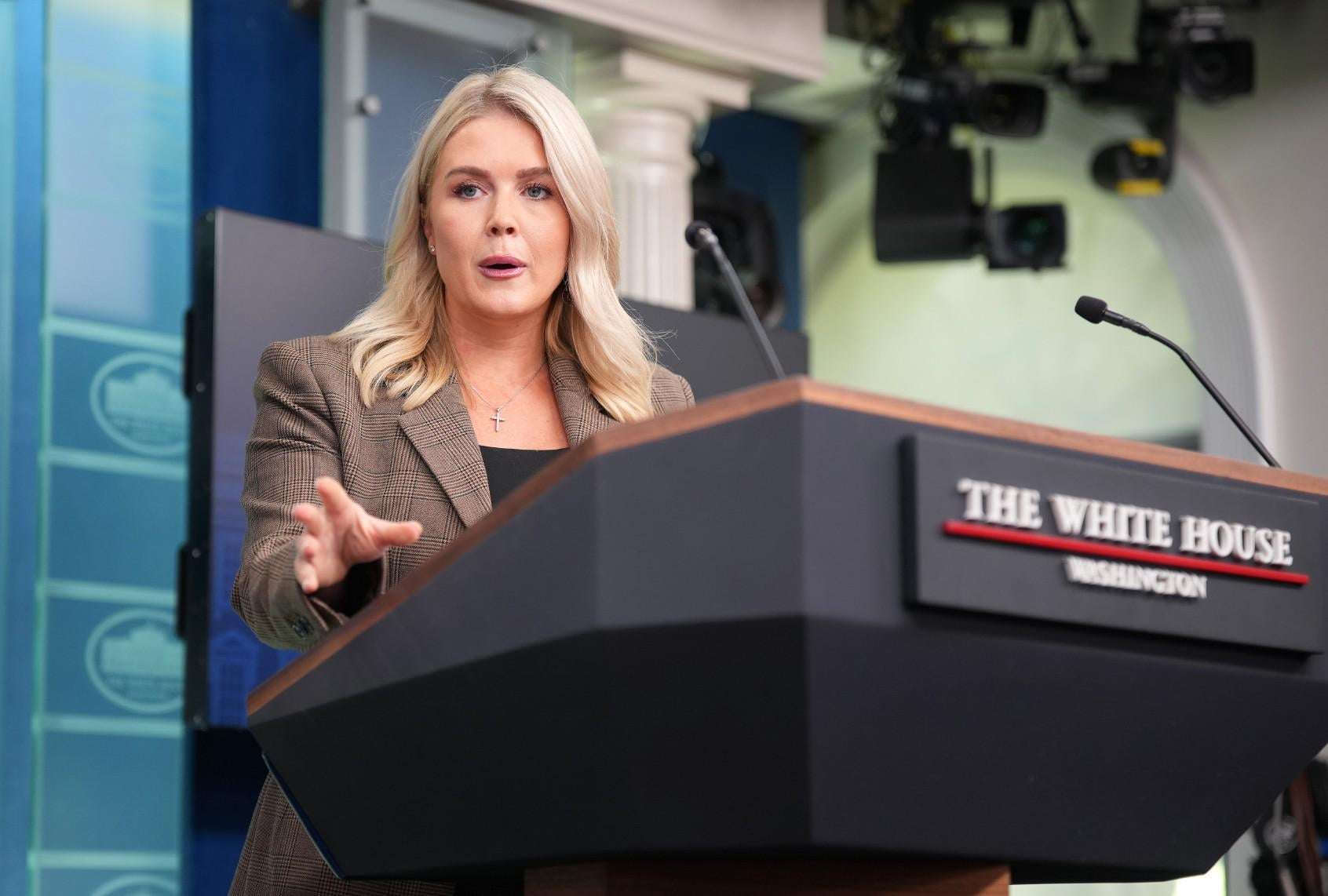 image for Karoline Leavitt’s White House briefing doublethink is straight out of Orwell’s “1984”