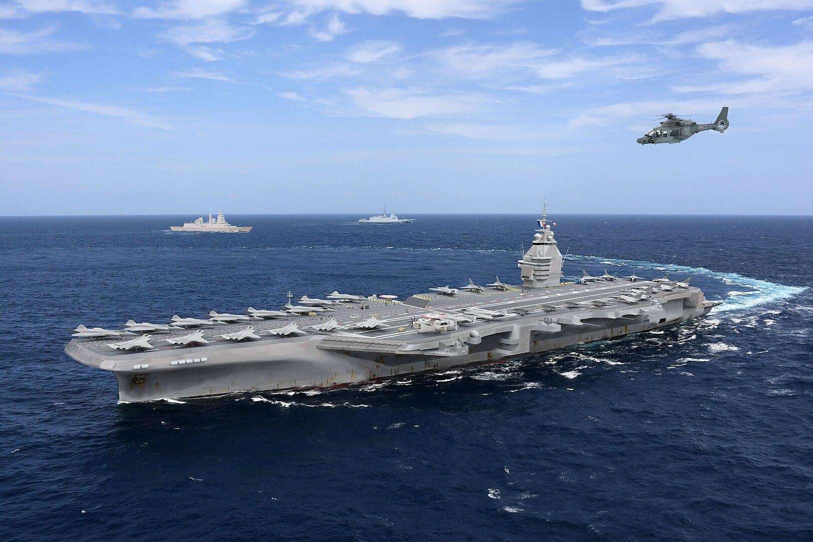 image for France to build large new nuclear aircraft carrier