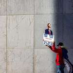 image for The last protester at the Kennedy Center - Washington, DC.