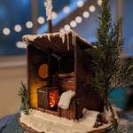 image for I am so dang pleased with this gingerbread sauna I made
