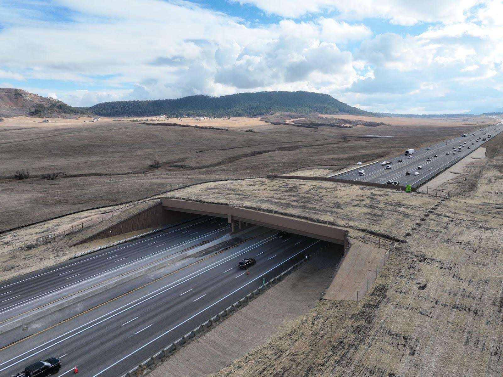 image for Largest wildlife overpass in North America now ready for use by elk and other critters in Douglas County