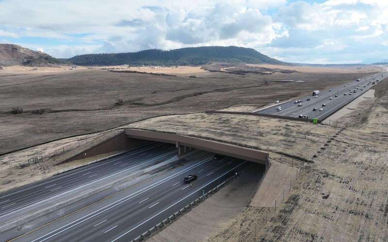 image for Largest wildlife overpass in North America now ready for use by elk and other critters in Douglas County