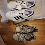 image for [OC] The shoes my sister has had for the past 5yrs vs the new shoes she got today for Christmas.
