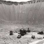 image for The crater left from testing the efficacy of nuclear weapons in civilian earthmoving projects