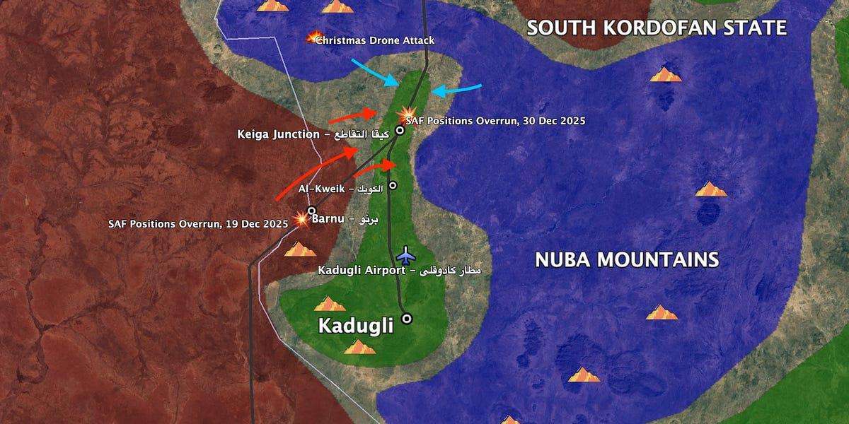 image for Allied Rebels Overrun Sudan Army Defenses Near South Kordofan Capital