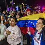 image for Venezuelan exiles in Florida celebrating the news of Maduro's capture by US armed forces