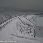 image for It officially snowed this afternoon atop Hawai'is Mauna kea. photo from Subaru cam