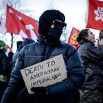 image for Protest has been held in Amsterdam against US military intervention in Venezuela captured Maduro