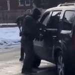 image for The car is stationary when the guy pulls his gun.