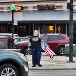 image for [OC] One man protest in Wyandotte, Michigan