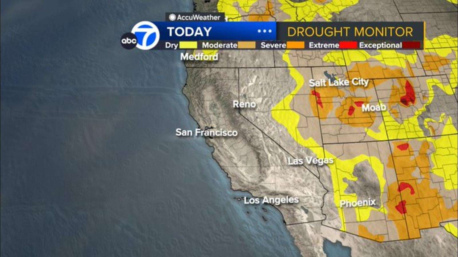 image for California has zero areas of dryness for 1st time in 25 years: Drought Monitor