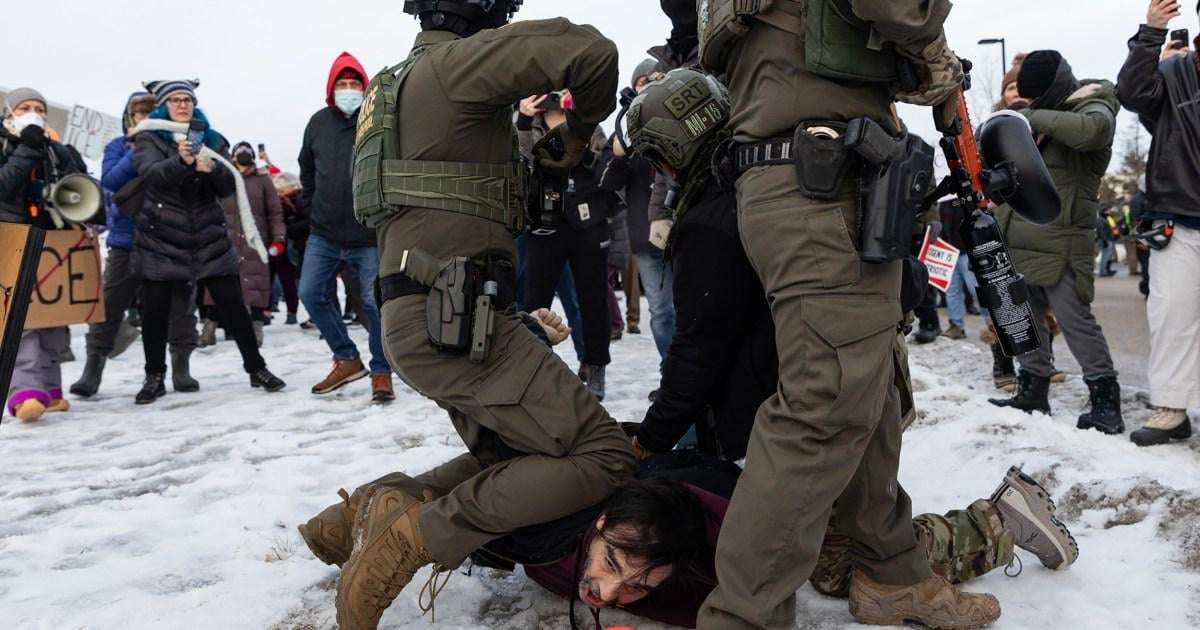 image for ‘People need to quit demonstrating’: Republican opposition to dissent intensifies