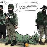 image for Editorial cartoon: Mike Luckovich on ICE