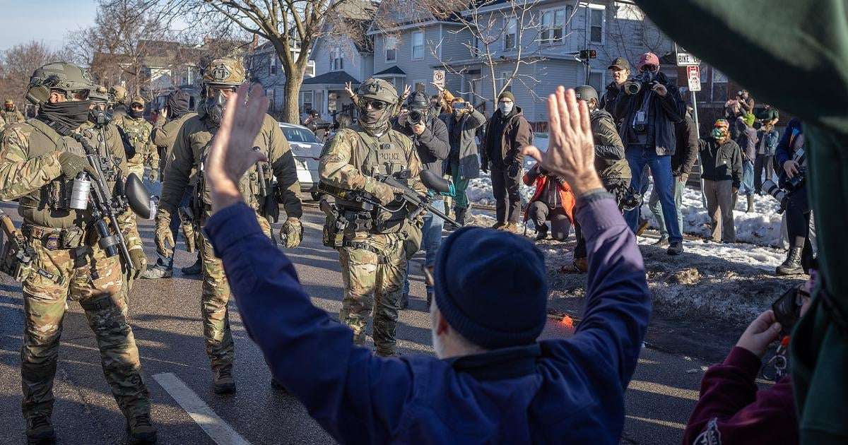 image for Federal officer shoots man in the leg in Minneapolis after alleged attack during stop, DHS says