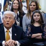 image for Child stares at the President of the United States.