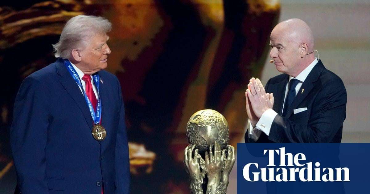 image for Growing sense of embarrassment at Fifa over Donald Trump peace prize