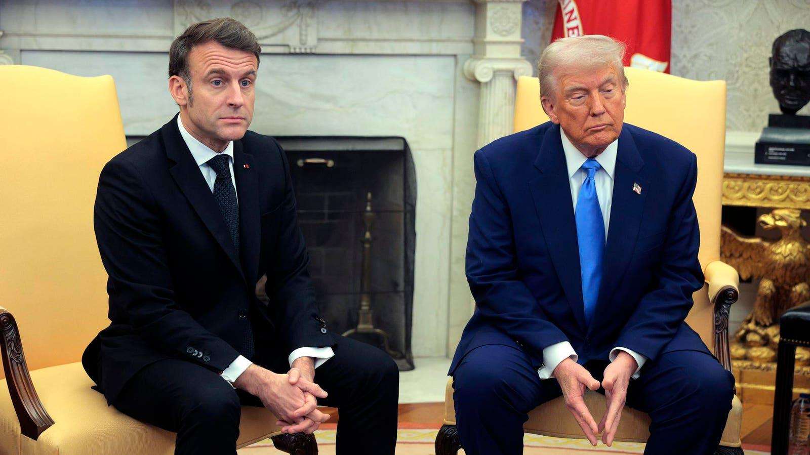 image for Trump Shares Macron's Private Text Questioning His Greenland Stance