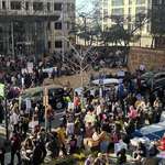 image for [OC] Giant "We The People" Constitution arrives at the Federal Building in Seattle in MLK march