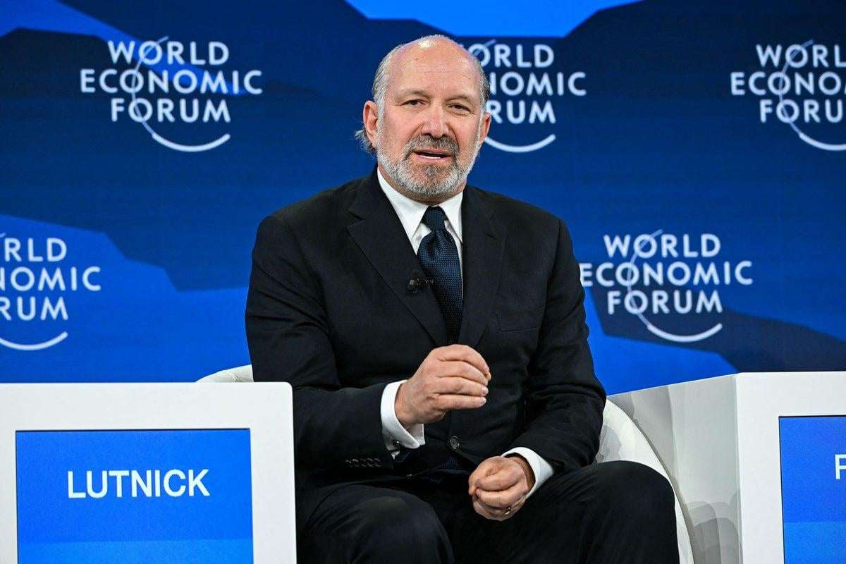 image for Howard Lutnick’s Davos speech ends in chaos after heckling and ‘walkouts’