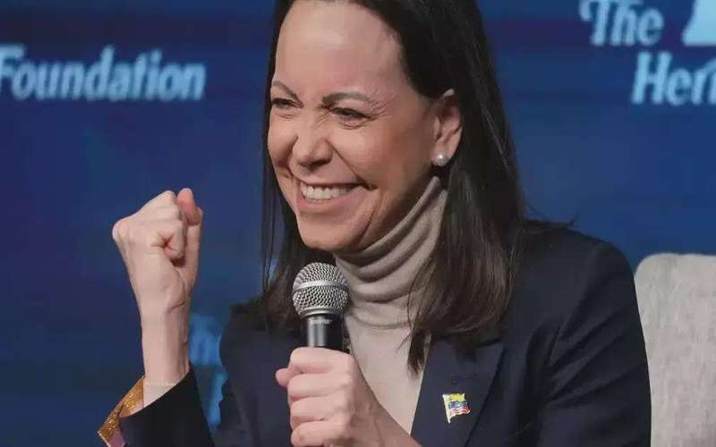 image for Nobel winner Maria Machado's shocking call for a Venezuela-like US military raid in Cuba and Nicaragua sparks fury, internet calls her 'hypocrite'