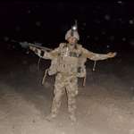image for Here's me a British soldier doing nothing for America in Afghanistan 2009.