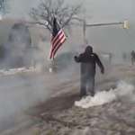 image for [OC]Happening right now. Minnesota State Police (not federal agents) throwing tear gas at Americans.