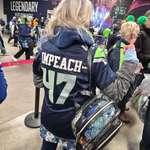 image for Custom Seahawks jersey with a message