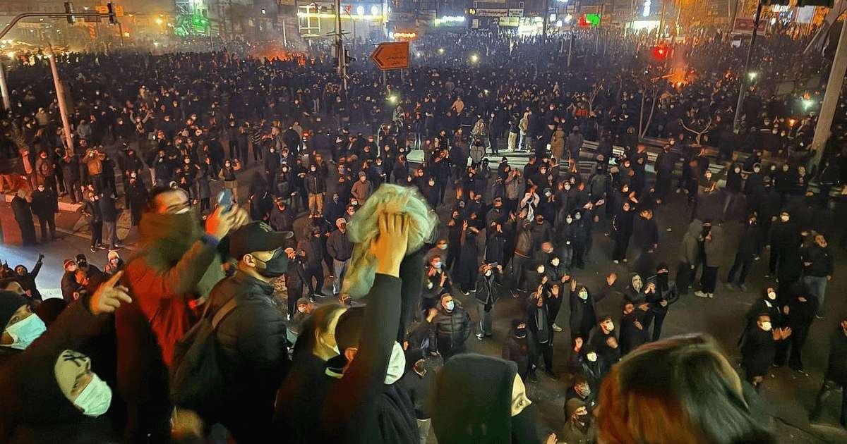image for ‘People collapsed': mystery chemicals lobbed at Iran protestors - eyewitnesses