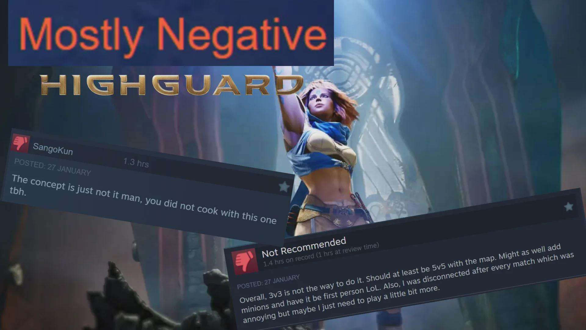 image for Highguard Reviews Already ‘Mostly Negative’ On Steam An Hour After Launch