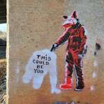 image for This Could Be You. A stencil on a cement wall.