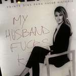 image for Melania’s movie billboard with “My husband fucks kids” quote in Spain sprayed over it