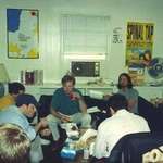 image for "The Simpsons" writing room, 1992.