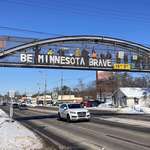 image for Be Minnesota Brave- displayed in Kalamazoo, Michigan 2.1.26 [OC]