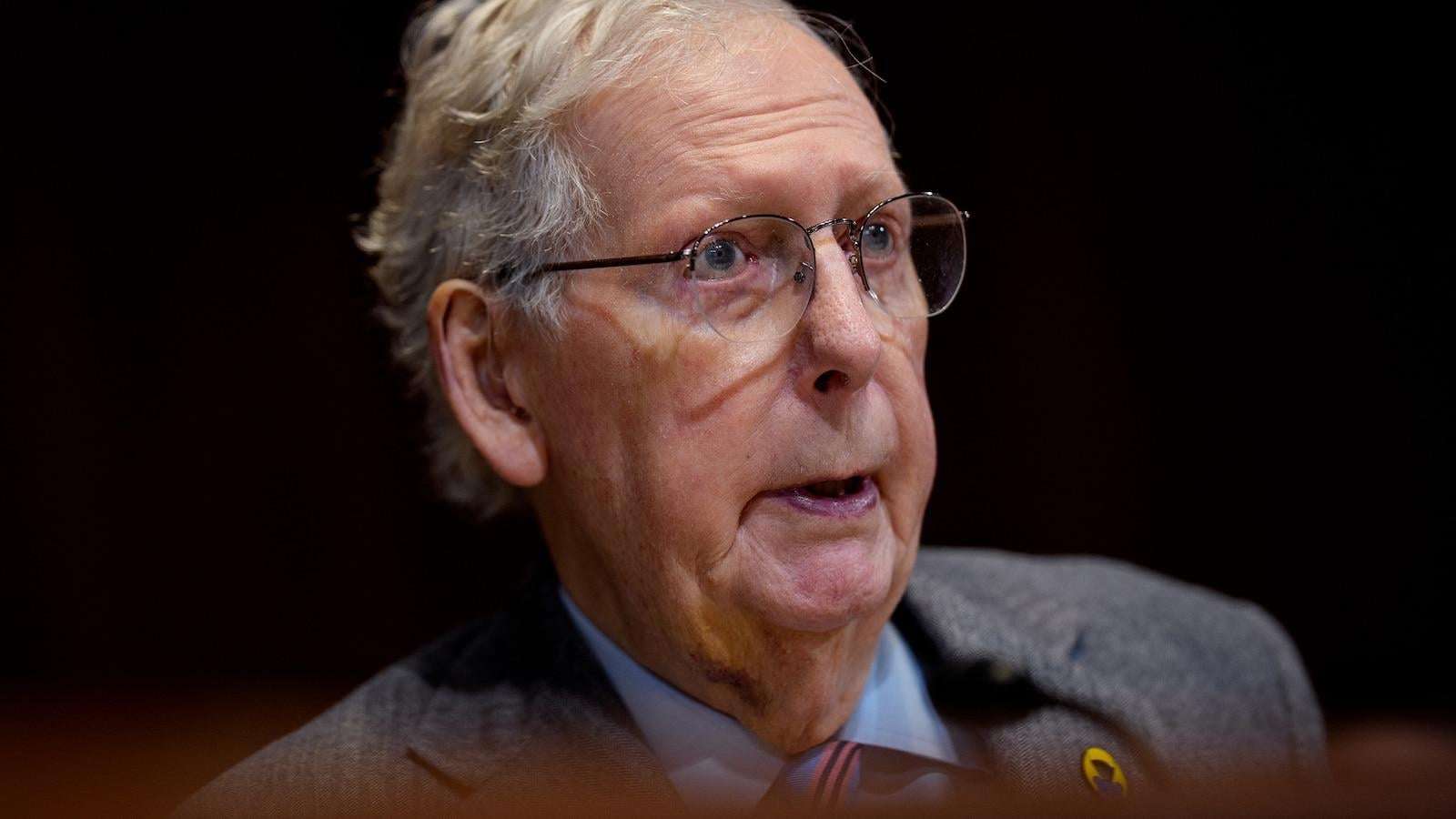 image for Sen. Mitch McConnell hospitalized after experiencing 'flu-like symptoms'