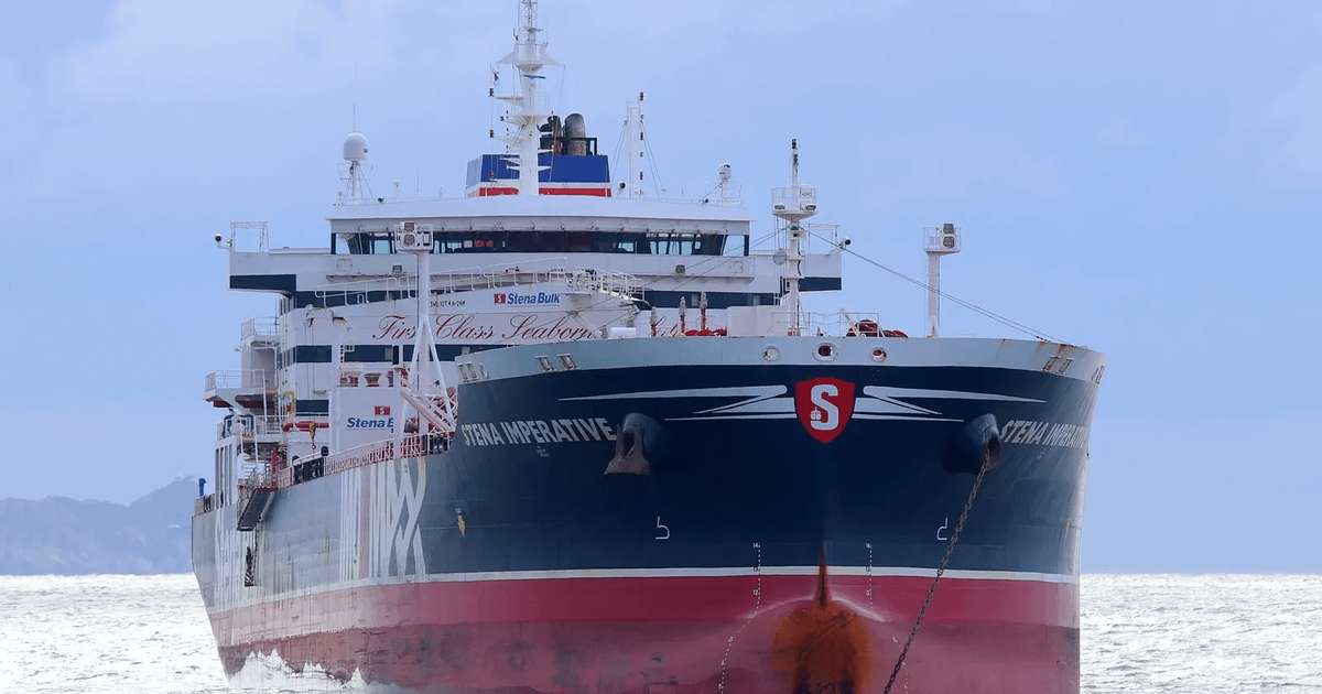 image for U.S. tanker approached by Iranian gunboats in Strait of Hormuz, security firm says