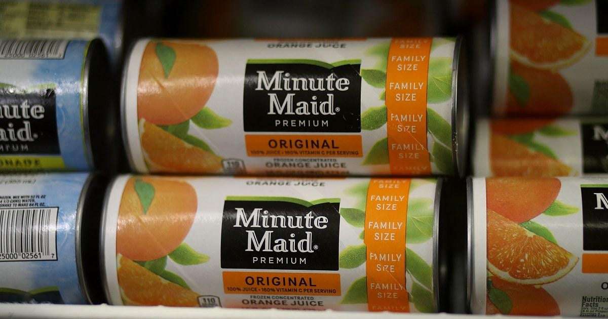 image for Minute Maid discontinues frozen juice concentrate after 80 years