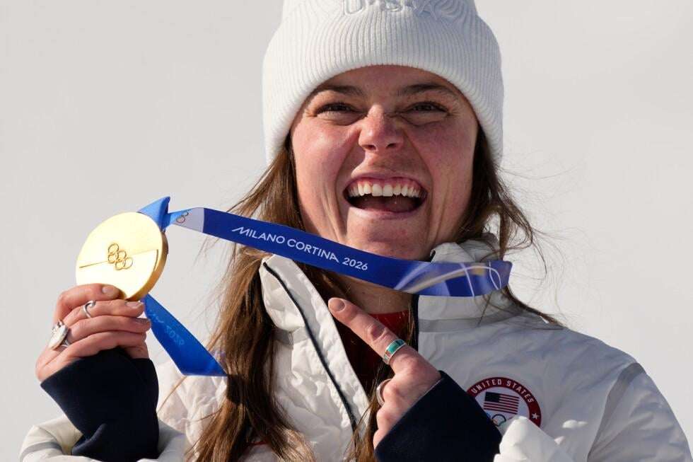 image for ‘Don’t jump in them': Olympic athletes’ medals break during celebrations