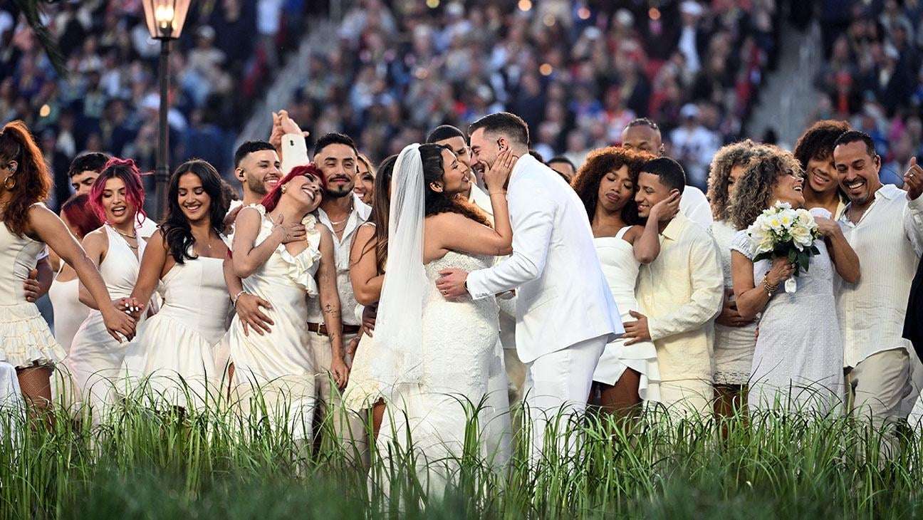 image for A Couple Invited Bad Bunny to Their Wedding. They Just Got Married During His Super Bowl Halftime Show